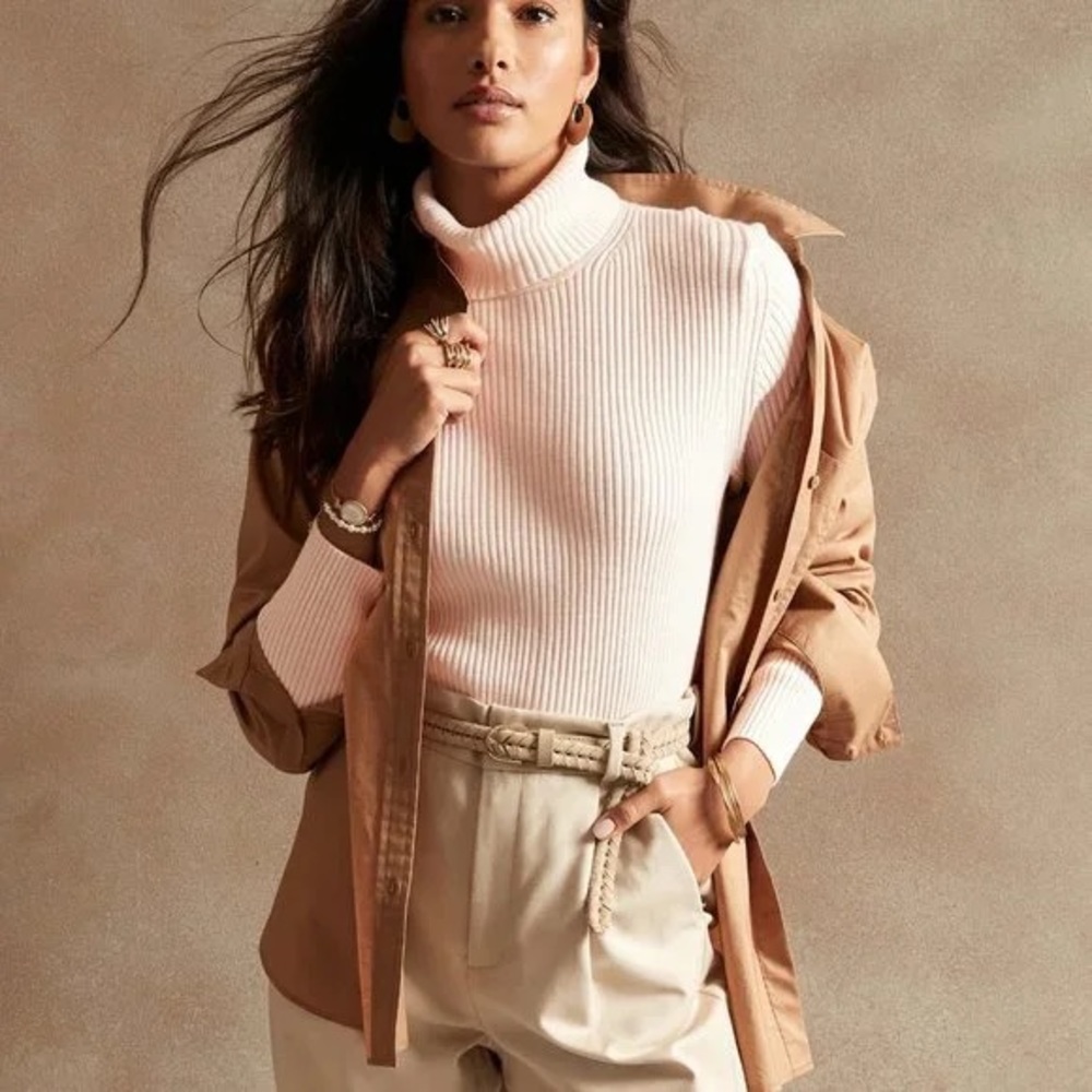 Banana Republic Ribbed Turtleneck Sweater